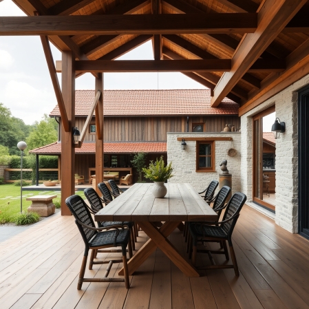 Holzterrasse